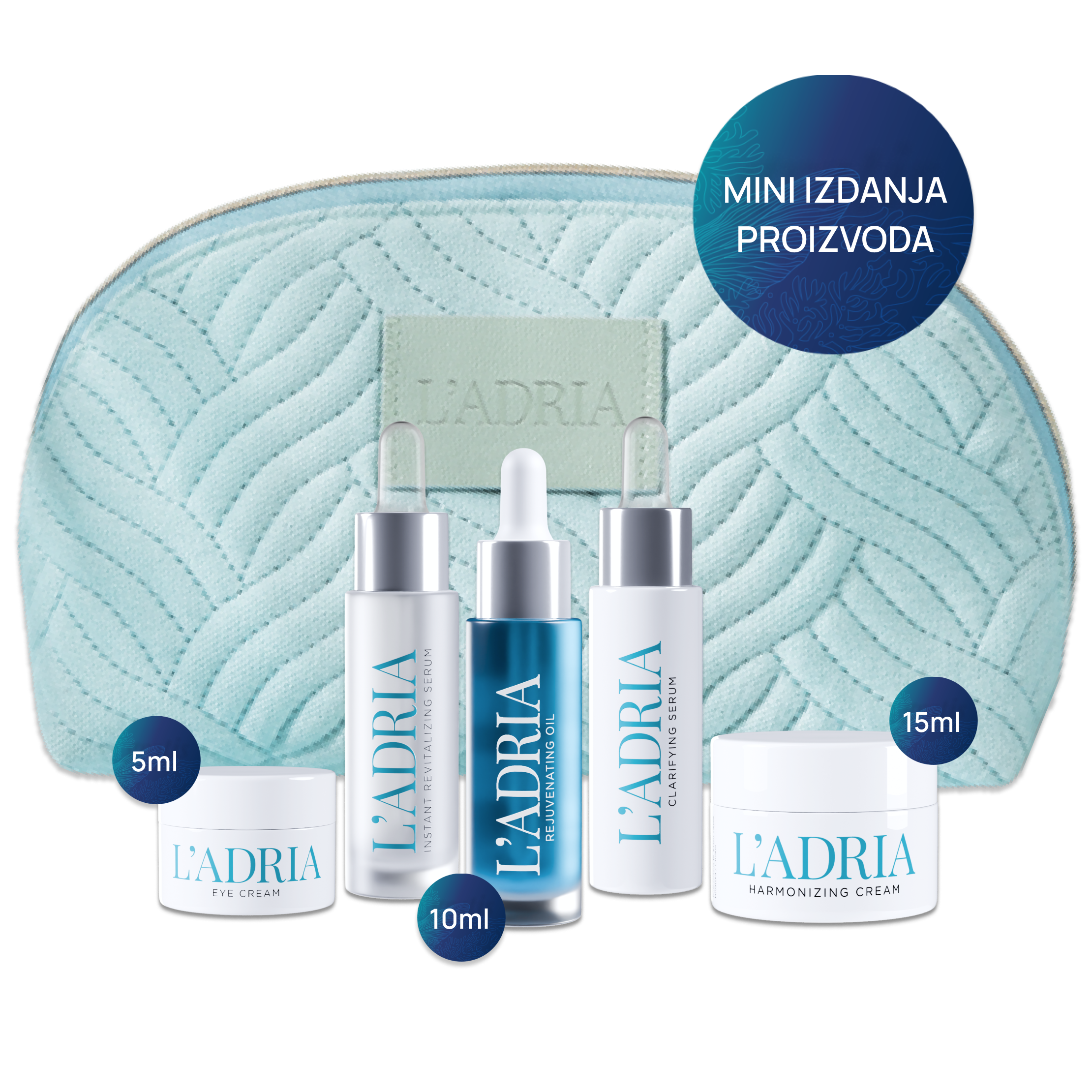 L’ADRIA Travel Essentials za mešovitu i masnu kožu